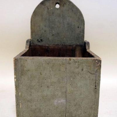 1148	ANTIQUE HANGING COUNTRY PINE STORAGE BOX, APPROXIMATELY 8 IN X 9 IN X 13 IN HIGH
