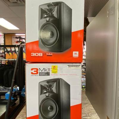 New Pair JBL Studio Speakers 308P Mkll