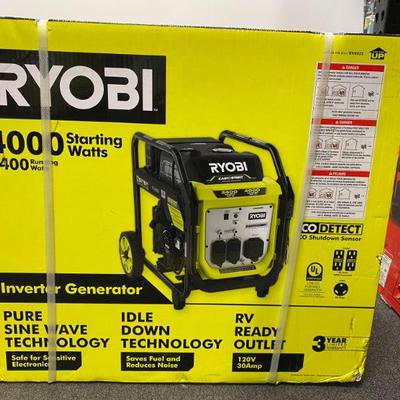 New Ryobi 4022 Inverter Generator