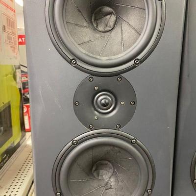 Many Speakers and music equipment  