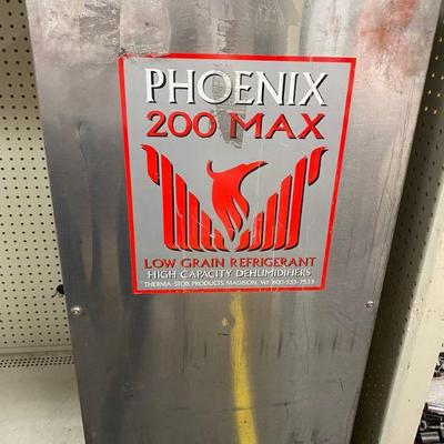 Commercial Phoenix 200 Max High Capacity Dehumidifier