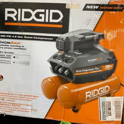 New Ridgid 200PSI Compressor