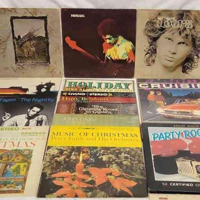 Led Zeppelin-Zoso, Hendrix-Band Of Gypsys, The Best of The Doors & More Vinyl Records