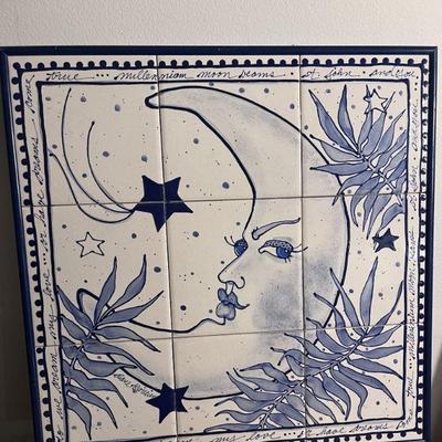 Diane Artware Handmade Tile Art Plaque