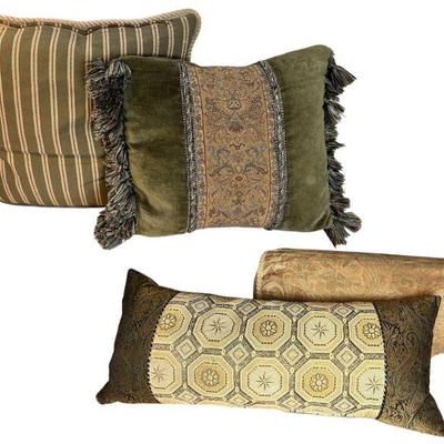 Grouping Of Throw Pillows