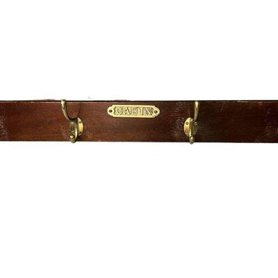 "Cabin" Coat Hook Rack