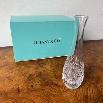 Tiffany & Co. Cut Crystal Bud Vase