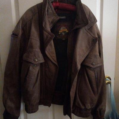Leather Bomber style jacket  $15large$15