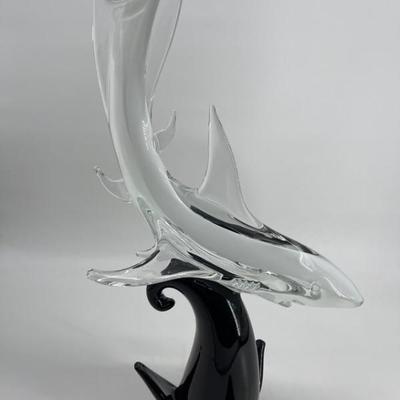 Murano forma glass, art shark