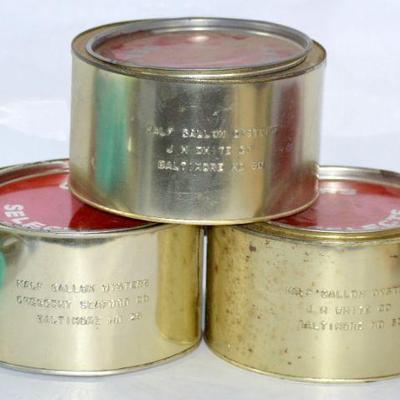 Oyster Cans