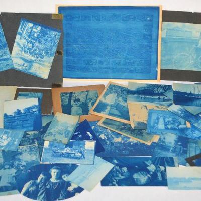 Blue tinted photos