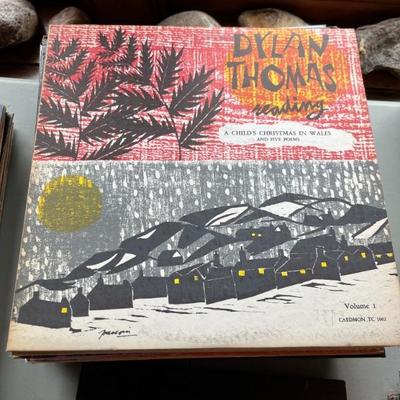Lots of vintage vinyl LP records--rock, jazz, classical, including Beatles, Bob Dylan, Beach Boys, Temptations, Diana Ross, Coltrane,...