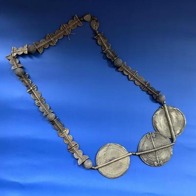 Vintage costume jewelry, many pieces from India, Africa, Mexico, as well as Native American and Alaskan pieces, tons of necklaces,...