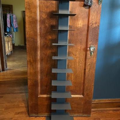 cool, modern metal book tower