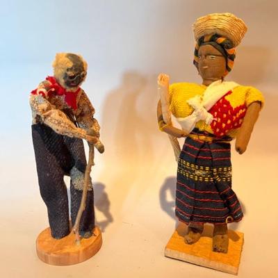 vintage Mexican and South American dolls
