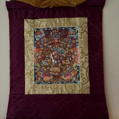 vintage  Chinese prayer flags