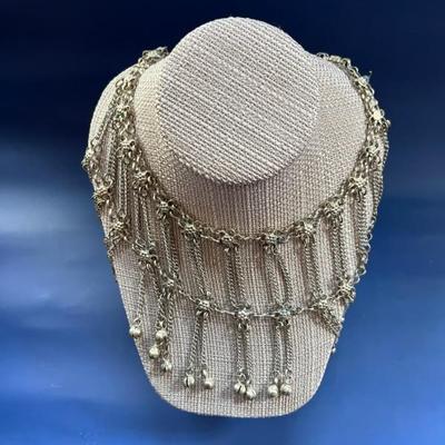 Vintage costume jewelry, many pieces from India, Africa, Mexico, as well as Native American and Alaskan pieces, tons of necklaces,...