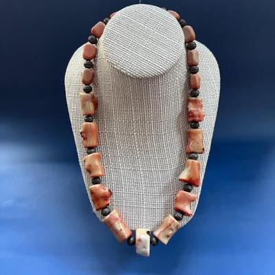 Vintage costume jewelry, many pieces from India, Africa, Mexico, as well as Native American and Alaskan pieces, tons of necklaces,...