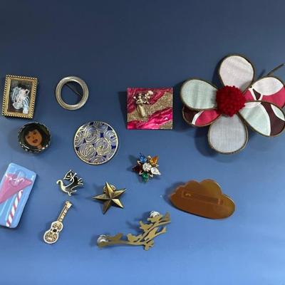 Vintage costume jewelry, many pieces from India, Africa, Mexico, as well as Native American and Alaskan pieces, tons of necklaces,...