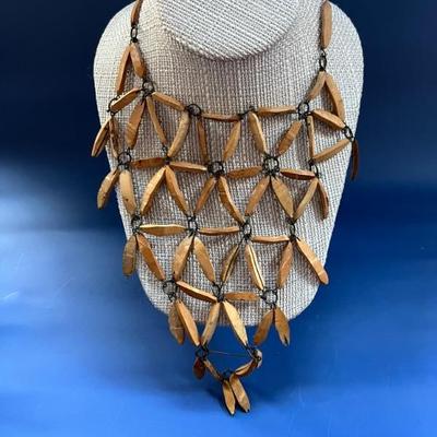 Vintage costume jewelry, many pieces from India, Africa, Mexico, as well as Native American and Alaskan pieces, tons of necklaces,...