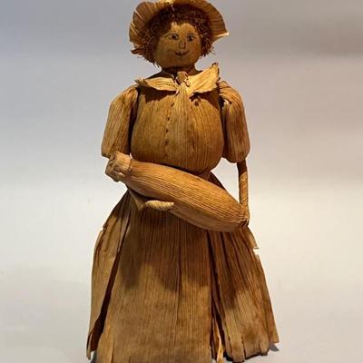 vintage corn husk doll
