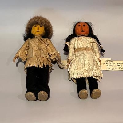 Chippewa-Cree dolls by Frank Billy