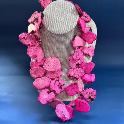 Vintage costume jewelry, many pieces from India, Africa, Mexico, as well as Native American and Alaskan pieces, tons of necklaces,...