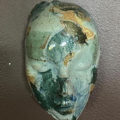 ceramic mask by Marcia Adler