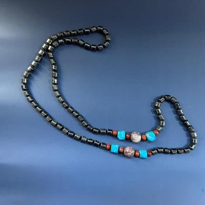 Vintage costume jewelry, many pieces from India, Africa, Mexico, as well as Native American and Alaskan pieces, tons of necklaces,...