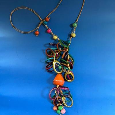 Vintage costume jewelry, many pieces from India, Africa, Mexico, as well as Native American and Alaskan pieces, tons of necklaces,...