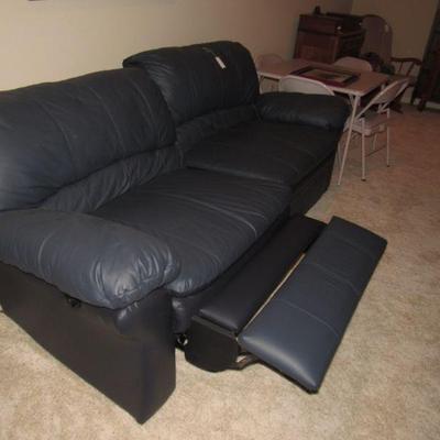 leather reclining sofa 