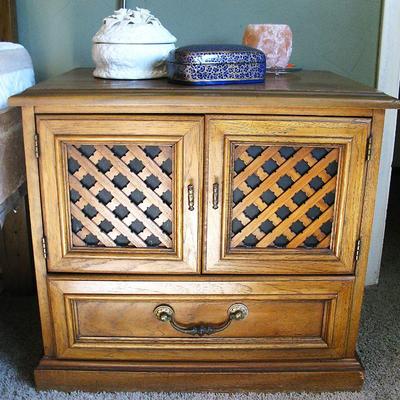 Drexel Solid Wood Side Table