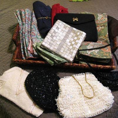 Vintage Beaded Purses - Formal Napkin Sets
