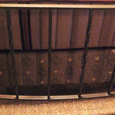 Nordland Metal Open-Frame Bed Dark Bronze / Full / Double Size with Stearns and Foster Mattress