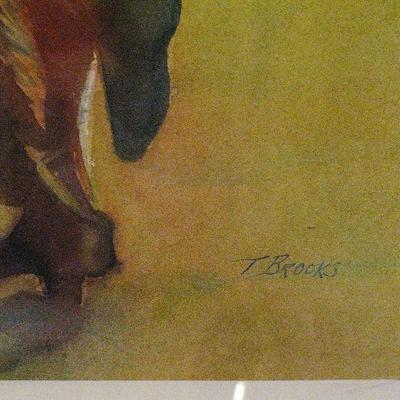 Thomas Brooks Dog Show Painting - Perfect gift for someone who shows dogs or a breeder.