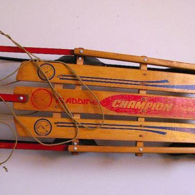 Vintage Champion Snow Sled