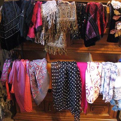 Very Nice Scarf Collection Some Beaded and Cashmere