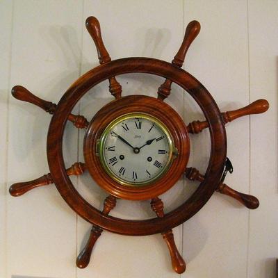 Schatz Royal Mariner Ships Clock Bell Rings on Hour with Key