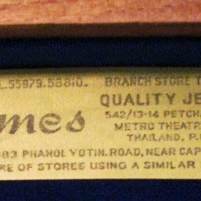 Vintage Flatware Set James Quality Jewelers Mint with Case