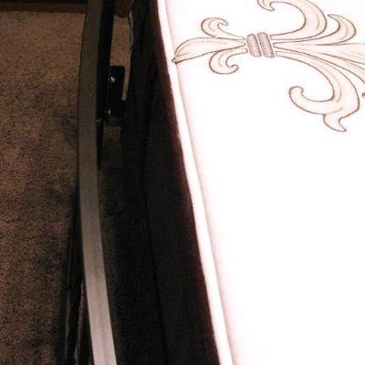 Nordland Metal Open-Frame Bed Dark Bronze / Full / Double Size with Stearns and Foster Mattress