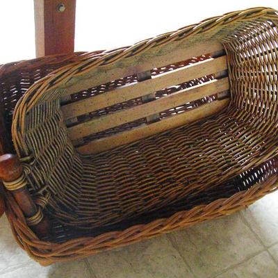 Many Nice Woven Wood Baskets Throughout the Home