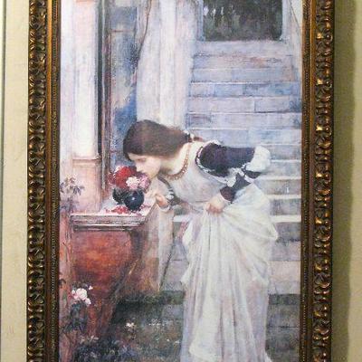 Oblong Tall Framed Print / Ornate Frame