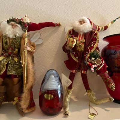 Collection of Father Christmas Fairies by Mark Roberts 