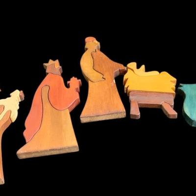 Wooden Nativity 