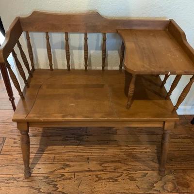 Vintage Telephone Bench