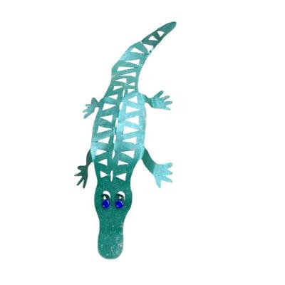 Alligator Metal Yard Art