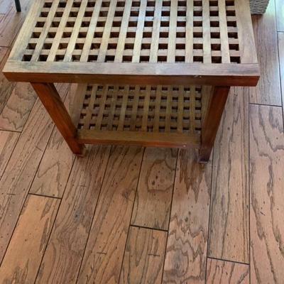 Teak Shower Stool