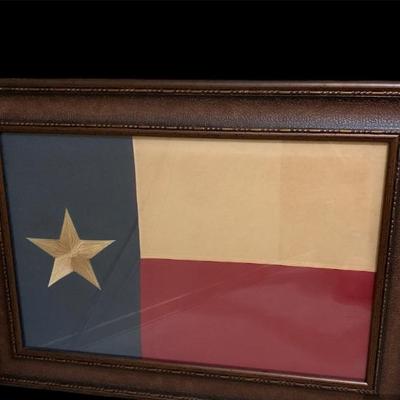 Framed Texas Flag