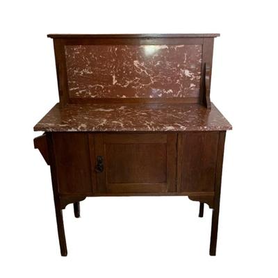 Antique Washstand with Marble Top