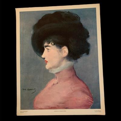 Edouard Manet.  Portrait of Irma Blumer